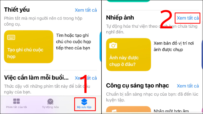 Nhấn chọn Xem tất cả tại mục Nhiếp ảnh Nhấn chọn Xem tất cả tại mục Nhiếp ảnh